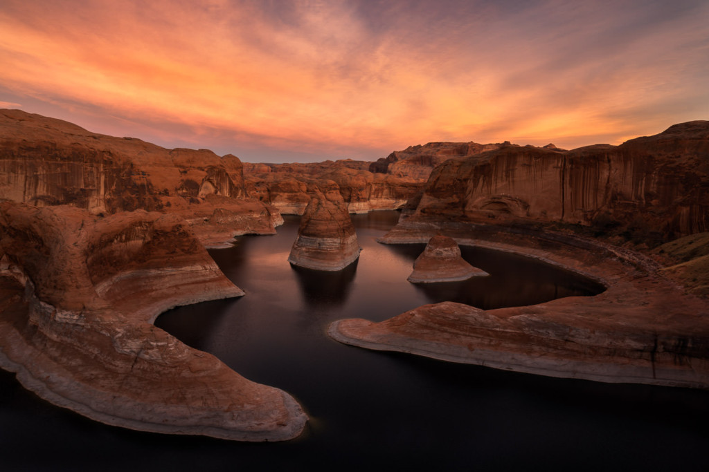 Reflection Canyon at Sunset in Escalante, Utah