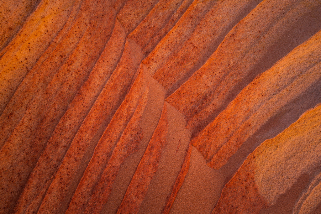 Abstract sandstone patterns at Coyote Buttes South in Arizona